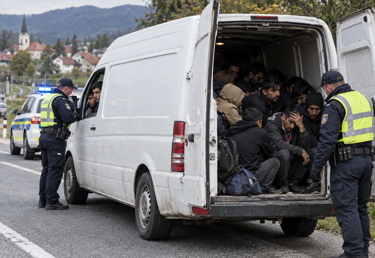 Slovenija: Mladići iz BiH krijumčarili 34 turska migranta u jednom kombiju